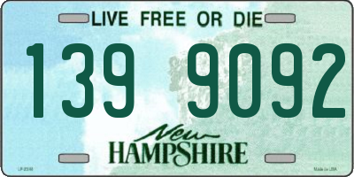 NH license plate 1399092