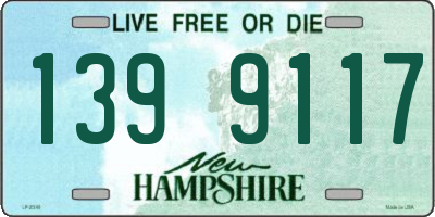 NH license plate 1399117