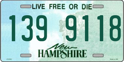 NH license plate 1399118