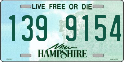 NH license plate 1399154