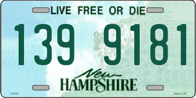 NH license plate 1399181