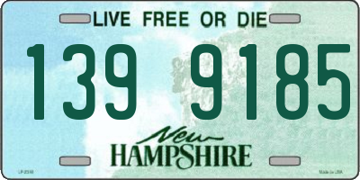 NH license plate 1399185