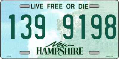 NH license plate 1399198