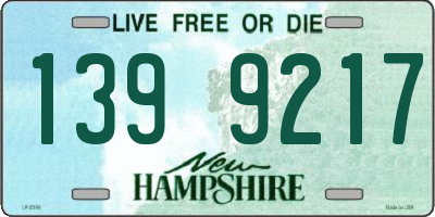 NH license plate 1399217