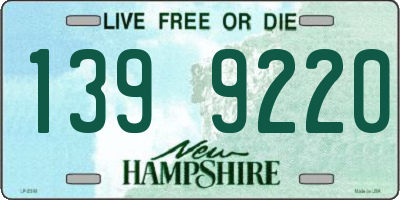 NH license plate 1399220