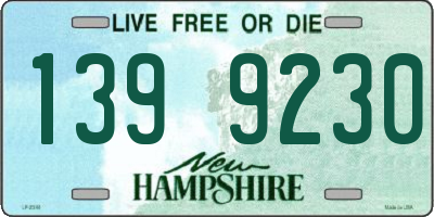 NH license plate 1399230