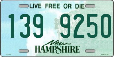 NH license plate 1399250