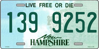 NH license plate 1399252