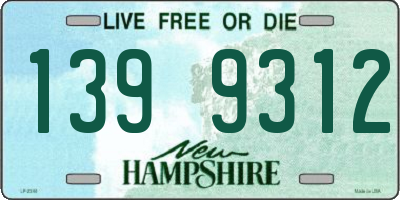 NH license plate 1399312