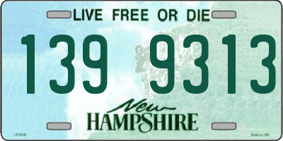 NH license plate 1399313