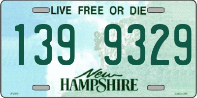NH license plate 1399329