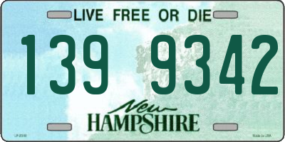 NH license plate 1399342