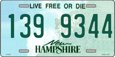NH license plate 1399344