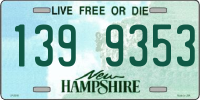 NH license plate 1399353