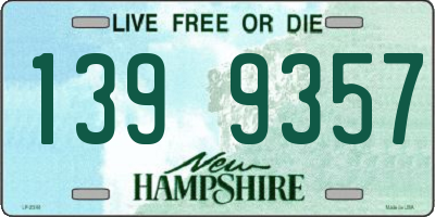 NH license plate 1399357