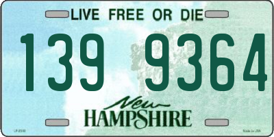 NH license plate 1399364
