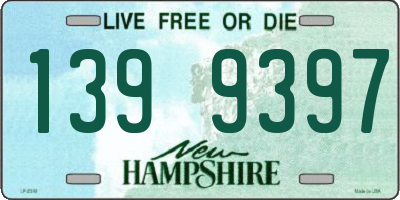 NH license plate 1399397