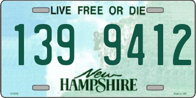 NH license plate 1399412