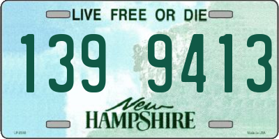 NH license plate 1399413
