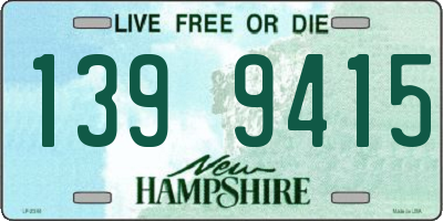 NH license plate 1399415