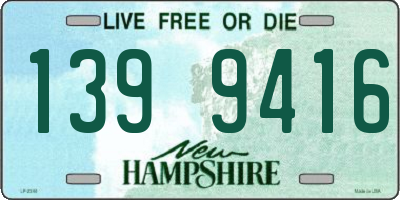 NH license plate 1399416