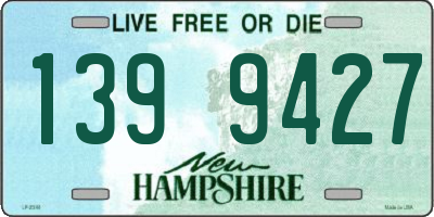 NH license plate 1399427