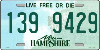 NH license plate 1399429