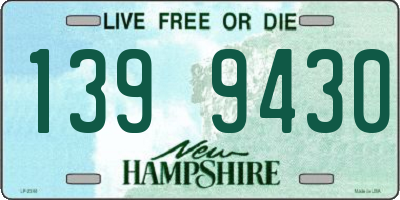 NH license plate 1399430