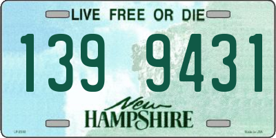 NH license plate 1399431