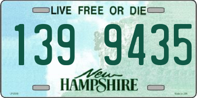 NH license plate 1399435