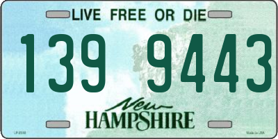 NH license plate 1399443