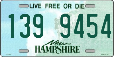 NH license plate 1399454