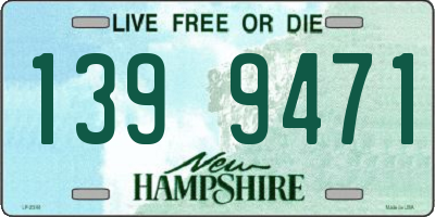 NH license plate 1399471
