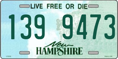 NH license plate 1399473