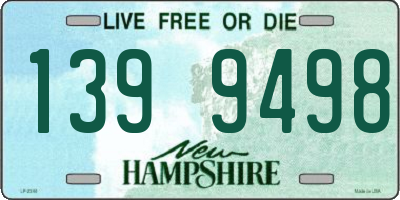 NH license plate 1399498