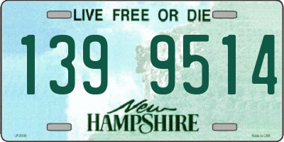 NH license plate 1399514