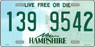 NH license plate 1399542