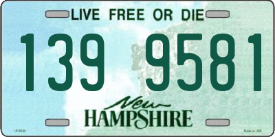 NH license plate 1399581
