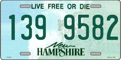 NH license plate 1399582