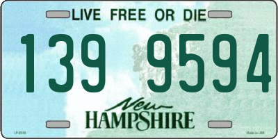 NH license plate 1399594