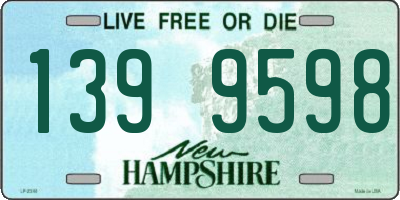 NH license plate 1399598