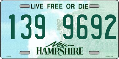 NH license plate 1399692