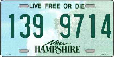 NH license plate 1399714