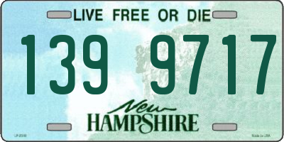 NH license plate 1399717
