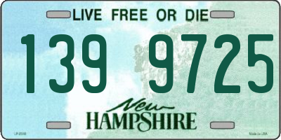 NH license plate 1399725