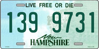 NH license plate 1399731