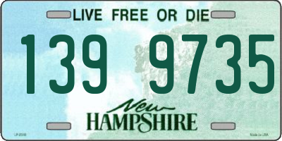 NH license plate 1399735