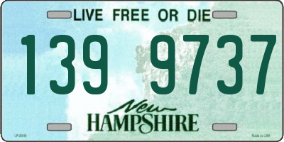 NH license plate 1399737