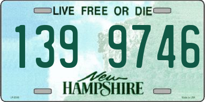 NH license plate 1399746