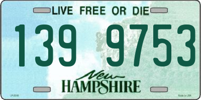 NH license plate 1399753